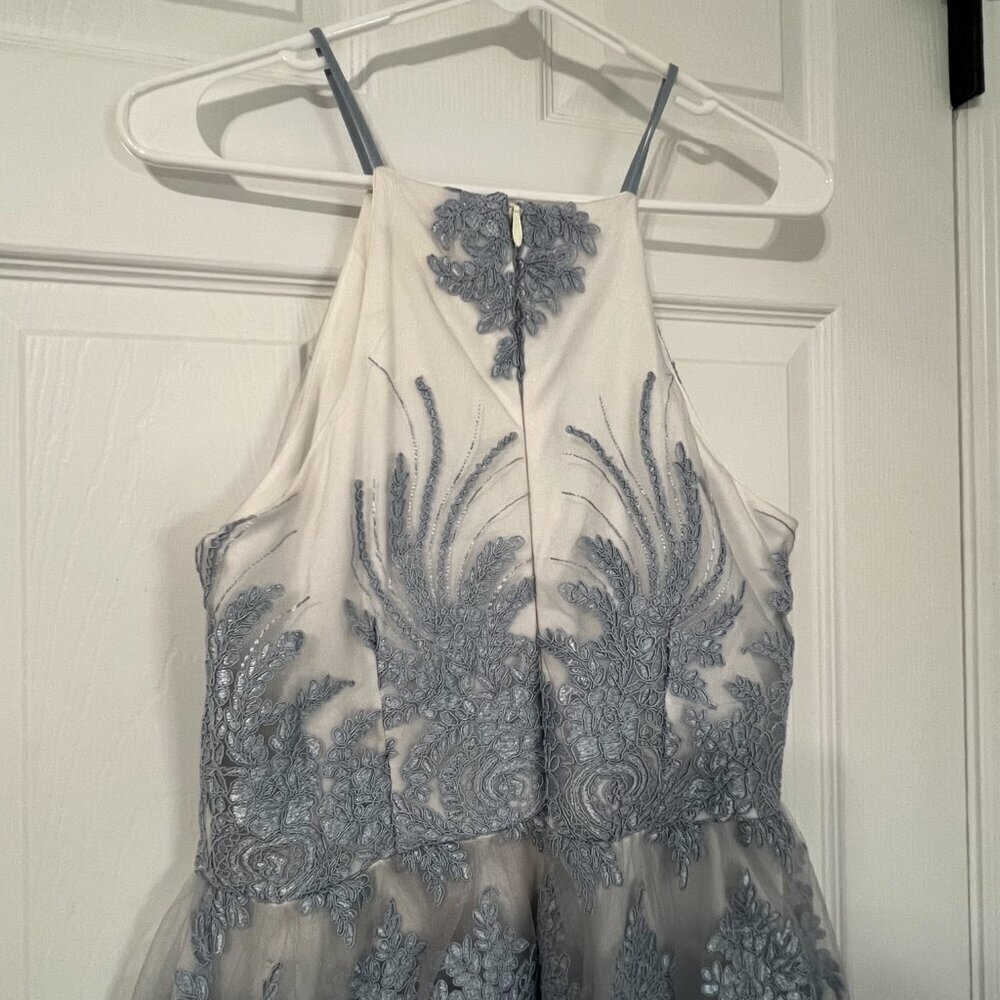 Altar'd State Blue Lace Formal Dress Size M - Picture 6 of 8